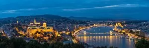 Danube River Collection: Panorama of Budapest, Hungary