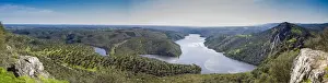 Christian Paoli Wildlife Photography Prints: Panorama of the dammed Rio Tajo in Monfraguee National Parks