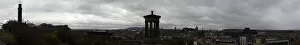 Images Dated 27th October 2016: Panorama on Edinburgh, with Monuments, United Kingdom