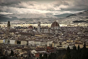 Images Dated 3rd January 2016: Panorama of Florence as seen from Piazzale Michelangelo