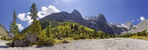 Eastern Alps Prints: Panorama of the Hollental valley