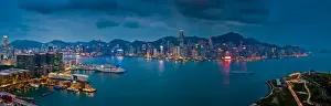 Panorama of hongkong island