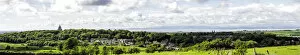 Images Dated 12th May 2014: Panorama of Lancaster & Morecambe Bay