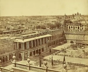 Bust Prints: Panorama of Lucknow, Lakhnau, View of the Devastation Caused by the Lucknow Massacre