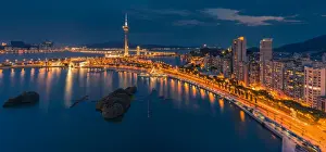 Panorama view of Macau tower