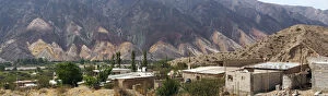 Images Dated 19th October 2015: Panorama View of Painters Palette in Humahuaca Canyon