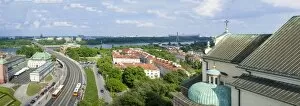 Panorama of Vistula river in Warsaw