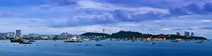 Images Dated 14th August 2010: Panoramic of Pattaya cityscape