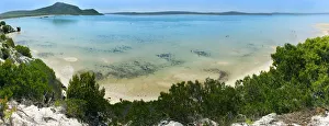 Images Dated 14th November 2017: A panoramic picture of the Langebaan Lagoon in the Western Cape Province, South Africa