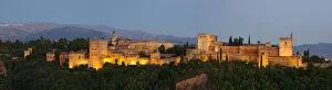 Images Dated 2nd June 2015: Panoramic view of Alhambra of Granada