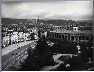 Verona Prints: Panoramic View of the City of Verona