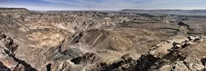 Panoramic view of Fish River Canyon Hiking Trail, Ai-Ais Richtersveld Transfrontier Park, Karas Region, Namibia