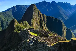 Panoramic view of Machu Picchu, Peru