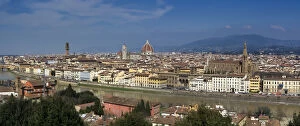 Images Dated 18th March 2015: Panoramic view of the Old Town of Florence, Tuscany, Italy