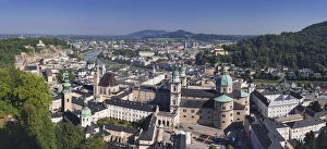 Images Dated 31st August 2015: A panoramic view of Salzburg