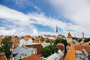 Images Dated 14th July 2012: Panoramic view of Tallinn, Estonia