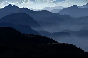 Eastern Alps Prints: Panoramic view from Untersberg