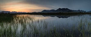 Images Dated 11th August 2015: Panoramic view of a wetland near the town of Worcester in the western cape