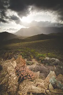 Mountai Prints: Panoramic wide angle landscape photos of the Brandwaght mountains in Worcester South Africa
