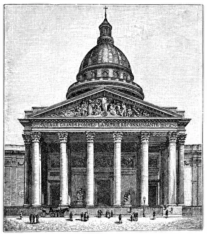 Mausoleum Prints: The Pantheon in Paris