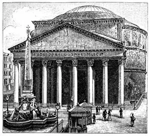 Images Dated 22nd June 2016: Pantheon, Rome