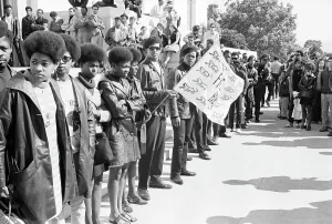 Huey P Prints: Panthers Support Newton During Trial