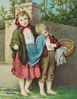 Hungry Prints: Panting Depicting Young Beggars