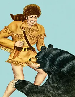 Pantless Man and Bear