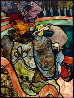 Acrobat Prints: Papa Chrysanthème at the New Circus. Artist: Toulouse-Lautrec, Henri, de (1864-1901)