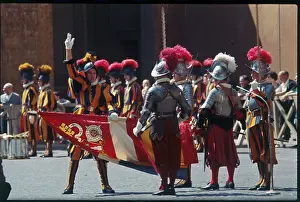 Papal Swiss Guard Taking Oath
