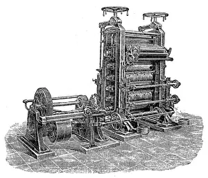 Rolled Up Prints: The paper industry machine