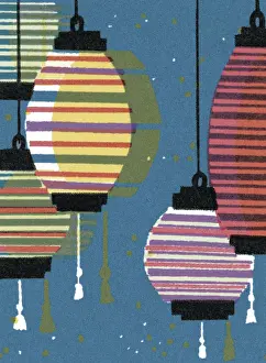 Decorating Prints: Paper Lanterns