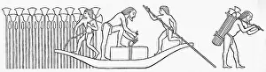 Handmade Prints: Papyrus Drawing of Ancient Egypt