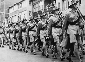 Darwin Prints: Parade of Australian Soldiers