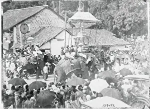 Parade in Ceylonese Village