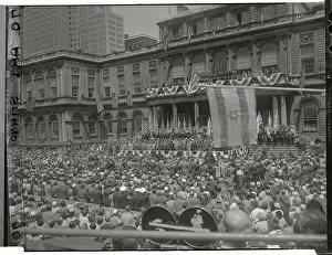 Parade for David Ben-Gurion