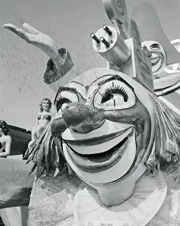 Viareggio Prints: Parade Float at Viareggio Festival