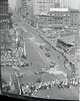 Detroit Prints: Parade Honoring President Herbert Hoover