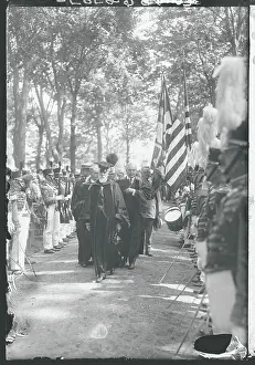 Honor Prints: Parade Including President Warren Harding