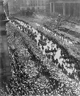 Parade Procession for Charles Lindbergh in New York City