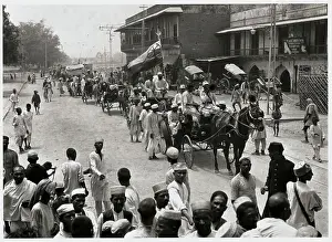 Old Delhi Prints: Parade Scene for Martyrs