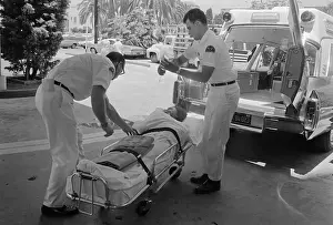 Jamaican Prints: Paramedics Assisting Eva Marie Bohn-Chin