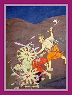 Rama Prints: Parashurama, or Rama with the axe, the sixth avatar of Vishnu