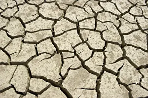 Surface Gallery: Parched ground of a lake, Andalucia, Spain, Europe