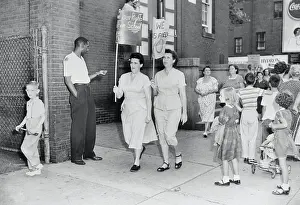 Desegregation Prints: Parents Protesting Desegregation in Baltimore Schools