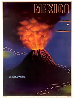 Paricutin Volcano Poster