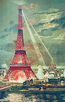 Paris 1889, Lightning for the Eiffel Tower for the Exposition Universelle