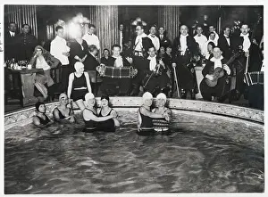Pool Prints: Paris Cafe-Pool Dancing