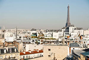 Images Dated 20th April 2016: Paris cityscape with Eiffel Tower, France