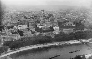 Barge Prints: Paris From The Eiffel Tower